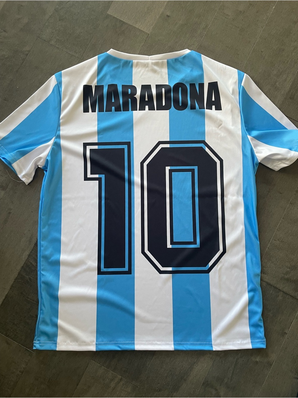 Maradona #10 1986  Argentina national football team throwback jersey size L